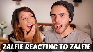 ZALFIE REACTING TO ZALFIE [upl. by Adnawad331]