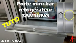 TUTO  HOW TO  Réparation porte minibar réfrigérateur Samsung [upl. by Cale]