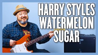 Harry Styles Watermelon Sugar Guitar Lesson  Tutorial [upl. by Lela]