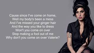 Amy Winehouse  Valerie Lyrics [upl. by Aleta166]