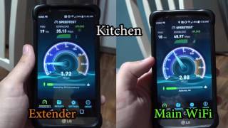 Do wifi extenders work Comparison N300 WifiExtender [upl. by Yarw]