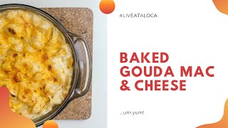 Smoked Gouda Mac N Cheese Easy [upl. by Kcirdla]