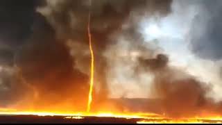 Massive Epic fire tornadoes caught on the camera 2018 [upl. by Ttekcirc]