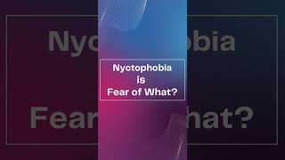 Nyctophobia [upl. by Nnylylloh]