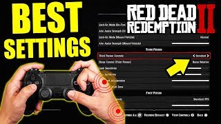 The 5 BEST Red Dead Redemption 2 CONTROLLER SETTINGS RDR2 Settings For More RESPONSIVE CONTROLS [upl. by Hooker]