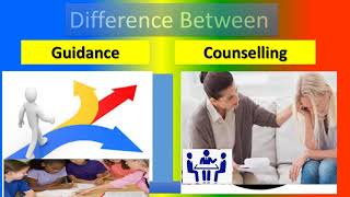 Difference Between GUIDANCE AND COUNSELING [upl. by Ecirb975]