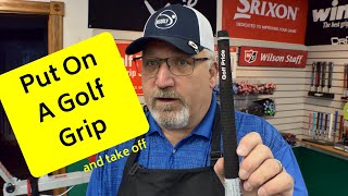 How To Put On A Golf Grip 2020 [upl. by Anoo]