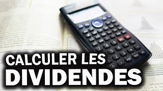 Comment Calculer Les Dividendes  En mois de 1 MINUTES [upl. by Archibaldo]