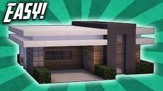 Minecraft How To Build A Small Modern House Tutorial 11 [upl. by Hancock]