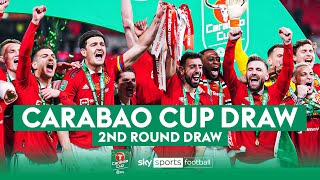 LIVE Carabao Cup Second Round Draw 🏆 [upl. by Herzog214]