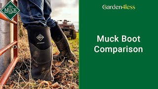 Muck Boot Comparison  Which Is Best [upl. by Jaf]