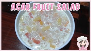 AGAR AGAR  EASY FRUIT SALAD RECIPE [upl. by Hussar]