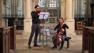 I Pleyel  Duo for cello solo and viola [upl. by Aerahs]