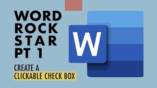 QUICK way to Add Clickable Checkboxes in Microsoft Word  Create Checklist in Word [upl. by Marmion]