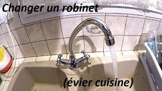 Changer un robinet évier cuisine [upl. by Eenahpets]