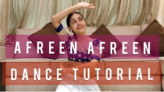 Afreen Afreen  Dance Tutorial  Semiclassical × Whacking  Anvi Shetty Tutorial  Sitting Dance [upl. by Hepza]