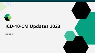 ICD10CM Coding Updates 2023  Part 1 [upl. by Howlend]