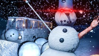 I Got Trapped in a Bus By Zombie Snowmen in The Long Drive [upl. by Ahser899]