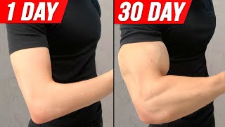 Get Bigger Arms In 30 DAYS   Home Workout [upl. by Xylina79]