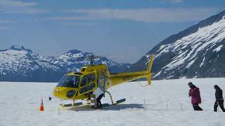 Glacier Dogsled Extended Tour via Helicopter  Juneau Alaska [upl. by Turmel]