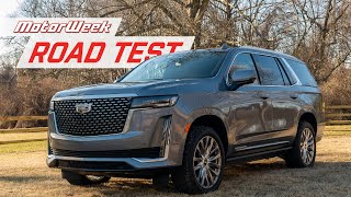 The 2021 Cadillac Escalade is More Than Just an Upscale Tahoe  MotorWeek Road Test [upl. by Lenej882]