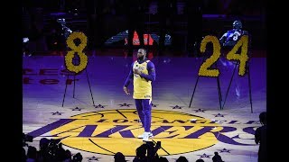 Los Angeles Lakers Pay Tribute To Kobe Bryant [upl. by Shimkus]