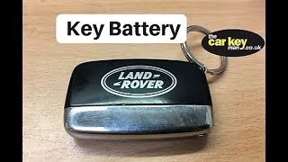 Key Battery Land Rover HOW To change [upl. by Liban]