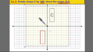 Transformations Rotating Shapes 1 [upl. by Meekyh]