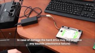 How to connect SATAdisks to a PC using USB  SATAIDE adapter [upl. by Niamor]