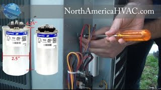 How to replace a Capacitor  HVAC AC Capacitor Replacement [upl. by Wardlaw13]