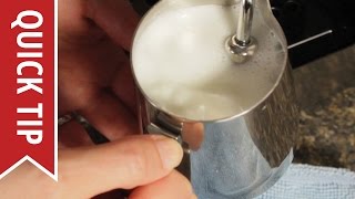 How to AutoFroth Milk for Lattes [upl. by Noda244]