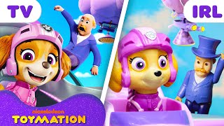 PAW Patrol Toys Rescue the Town From a GRAPE JUICE Disaster 🍇 PART 2  Toymation [upl. by Ocsecnarf926]