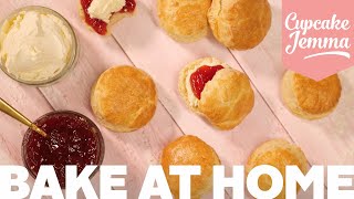 GoTo Recipe for Classic English Scones  Bake At Home  Cupcake Jemma [upl. by Chace592]