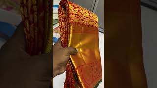 Bridal Pure Kanchipuram handloom silk sarees 14000shorts [upl. by Landis]