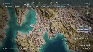 help people nearby attika cultist clue location high horse eye kosmos quest 3 ac odyssey [upl. by Nyladnarb]