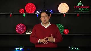 Christmas Light Decorating Ideas C7 Christmas Lights vs C9 Christmas Lights [upl. by Vizzone]