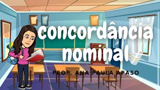 CONCORDÂNCIA NOMINAL [upl. by Eldon]