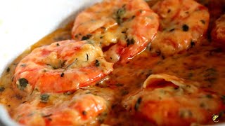 Garlic Butter Shrimp  Crevette au beurre dail  Easy Recipe  ZestyMu Style [upl. by Sudnac]