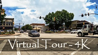 Carrollton GA  Downtown Walking Tour  Georgia Suburb 4K [upl. by Llennahc413]