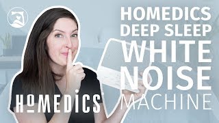 HoMedics Deep Sleep White Noise Machine Review  The Right Sound Machine For You [upl. by Nodnorb]