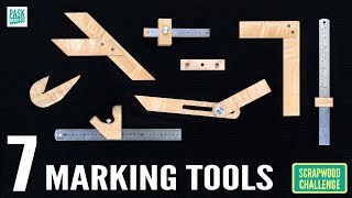 7 Homemade Marking Tools for Woodwork  Scrapwood Challenge ep27 [upl. by Elwin]