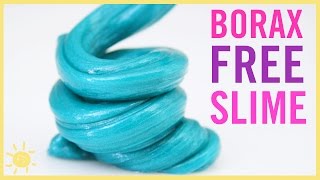 BEST Kid Friendly Slime NO Borax [upl. by Drofdeb]