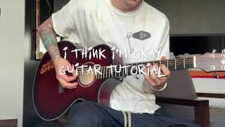 Machine Gun Kelly  I Think Im OKAY  Guitar Tutorial [upl. by Lonyer]