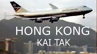 Hong Kong KAI TAK Airport  One day of classic planespotting at this unique place [upl. by Yendic]