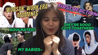 FIRST TIME REACTING to WOOSAN WORK Era Moments [upl. by Amora]