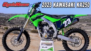 2023 Kawasaki KX250  250 Shootout  Cycle News [upl. by Kurzawa]