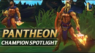 PANTHEON REWORK CHAMPION SPOTLIGHT  League of Legends [upl. by Manly431]