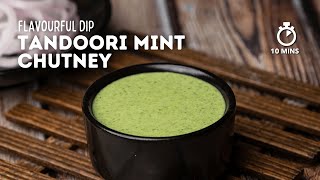 Tandoori Mint Chutney  Mint Dip for Tandoori Chicken  Mint Chutney  Cookd [upl. by Noied]