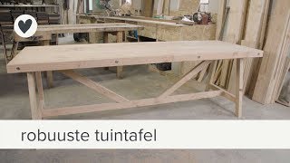 tuintafel  diy  vtwonen [upl. by Ahsiekar]