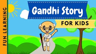 The life story of Mahatma Gandhi  Father of Nation  India  Kids Light Up [upl. by Manas]